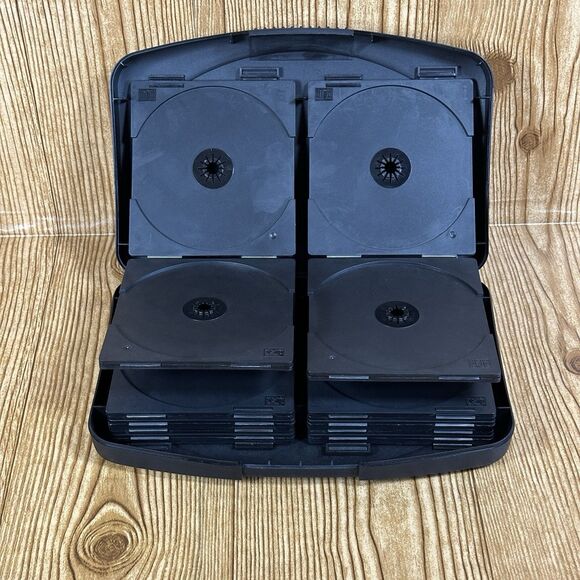 Laserline FD12 FlipDisc‎ Case Holds 24 CD DVD Discs Video Games - Picture 2 of 6